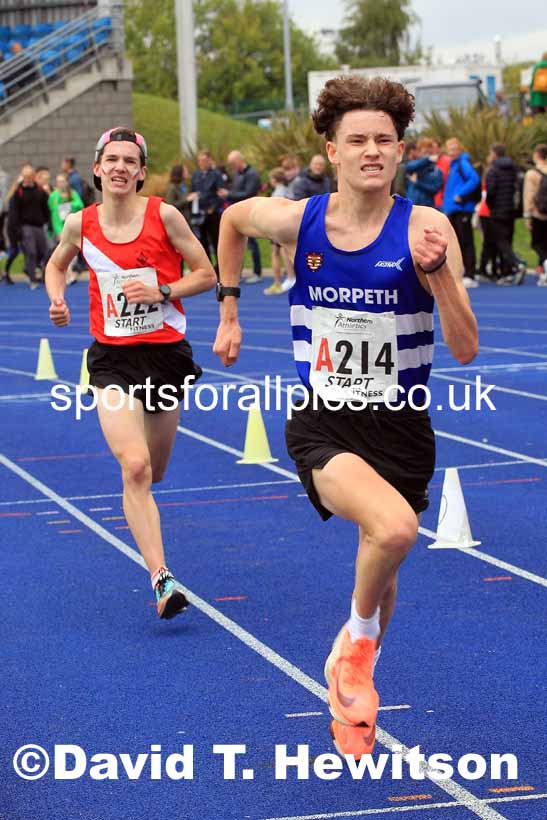Mens under-17s 2022 Northern Road Relays, SportsCity, Manchester. Photo: David T. Hewitson/Sports for All Pics